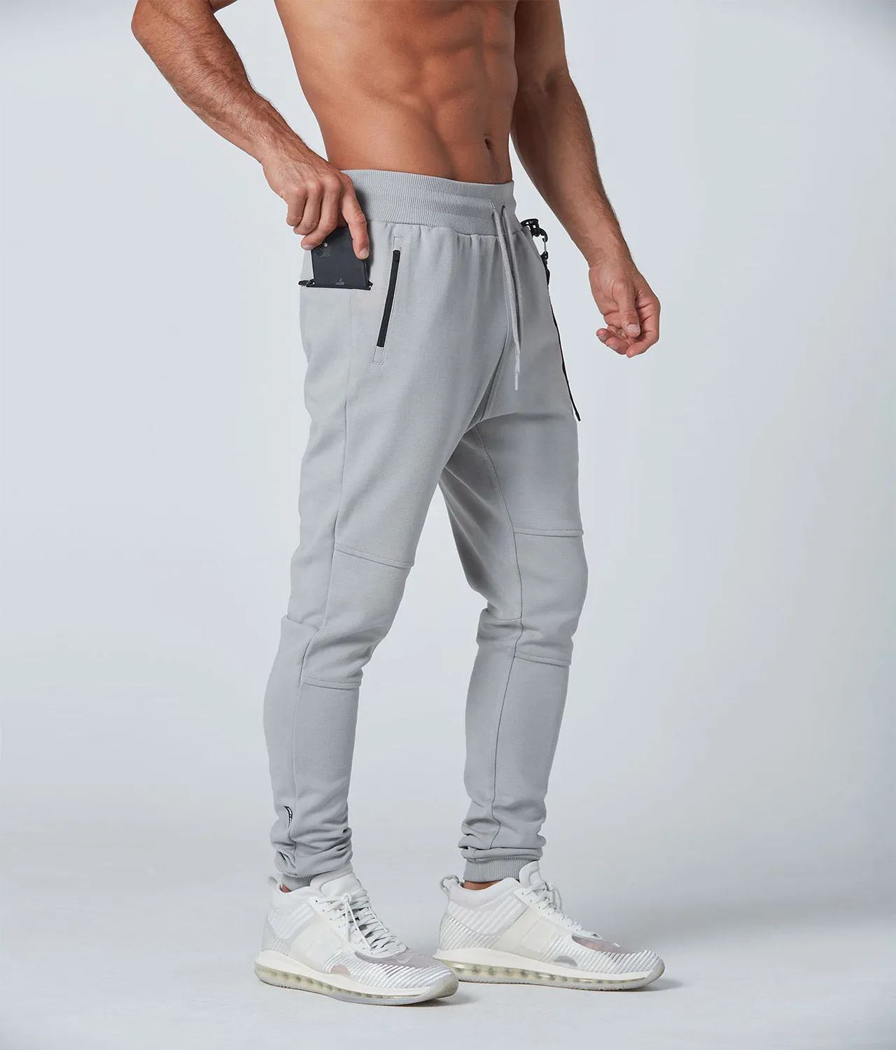 2200 . Viscose Fitted Jogger - Grey