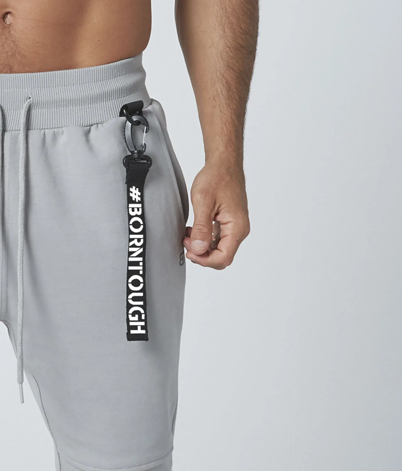 2200 . Viscose Fitted Jogger - Grey