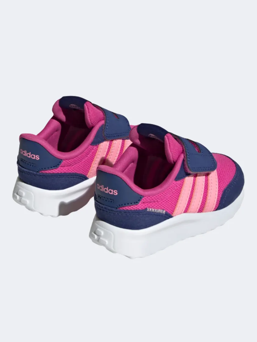 Adidas Run 70S Infant-Girls Running Shoes Fuchsia/Blue