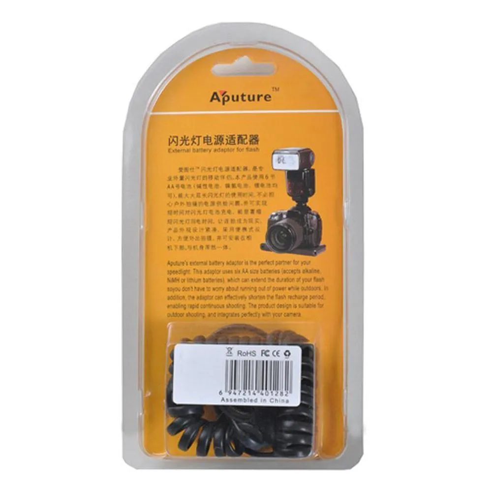 Aputure AP-EBC External Flash Battery Grip Holder Power Supply Adaptor Fit