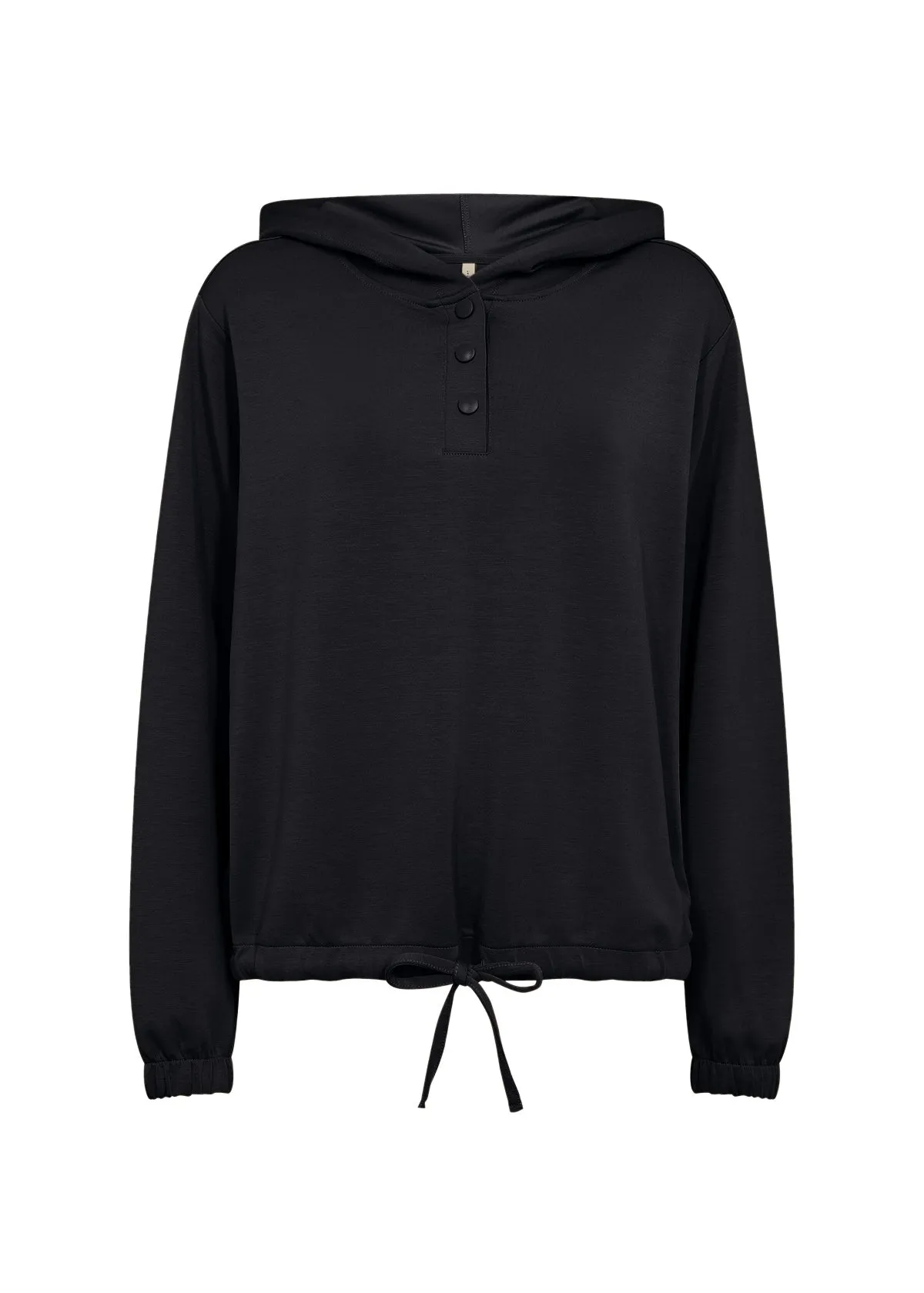 Banu Button Detail Hoodie