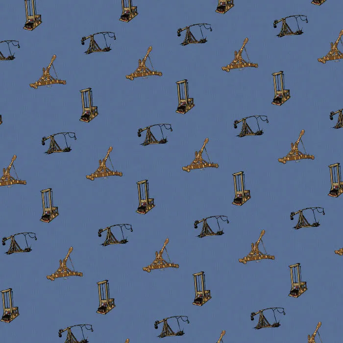 Catapults Trebuchets and Guillotines Men's Swim Trunks
