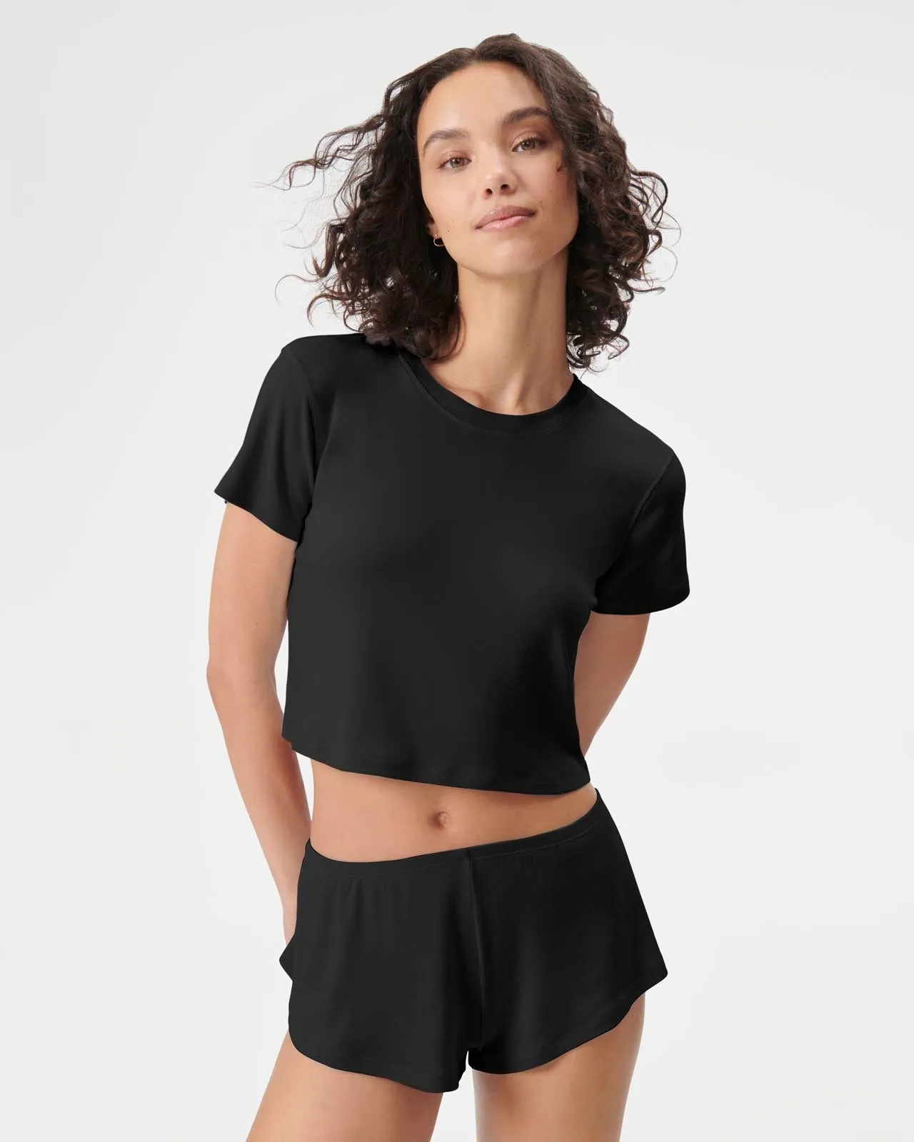 Cozy Crush Cropped Boyfriend Tee