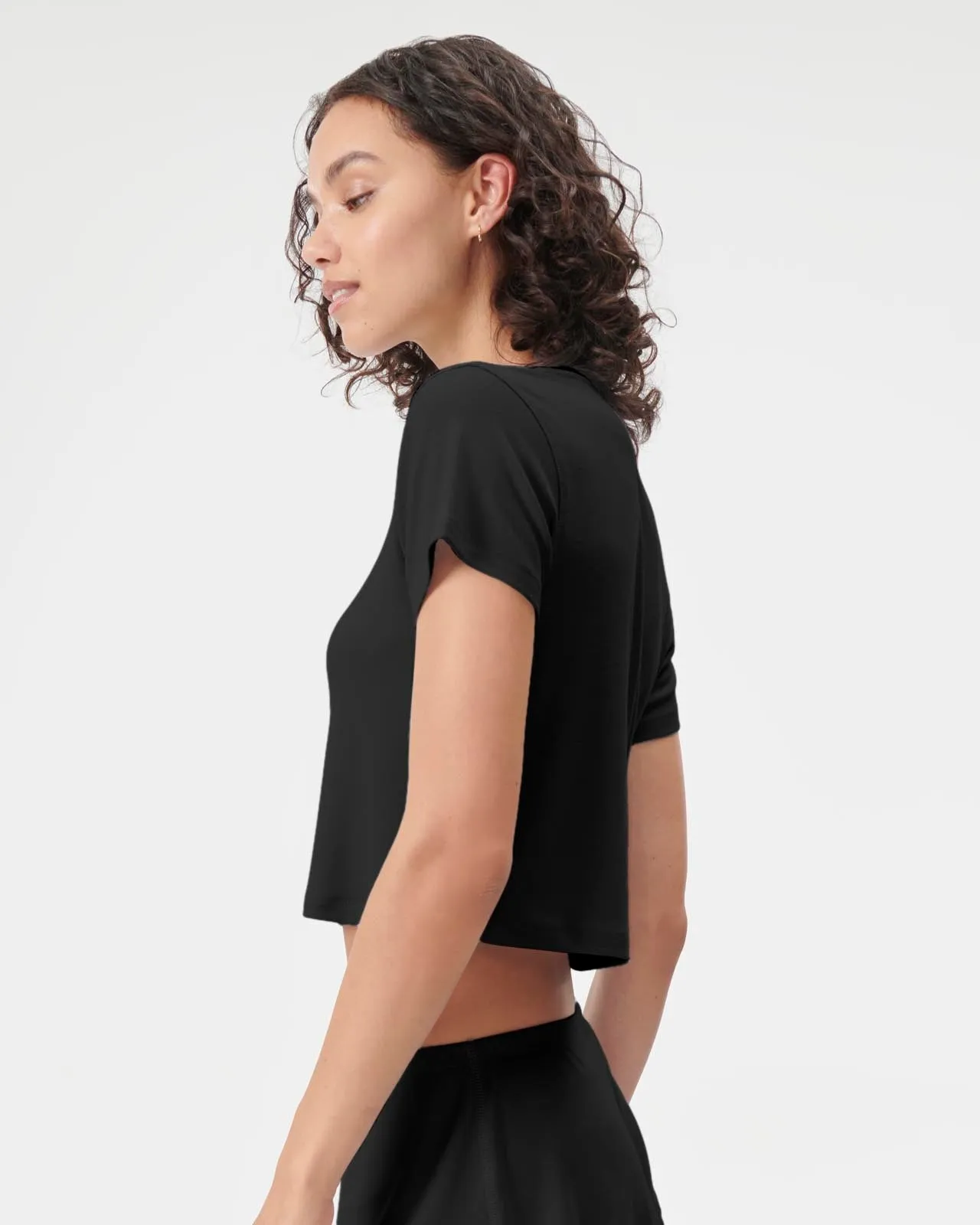 Cozy Crush Cropped Boyfriend Tee