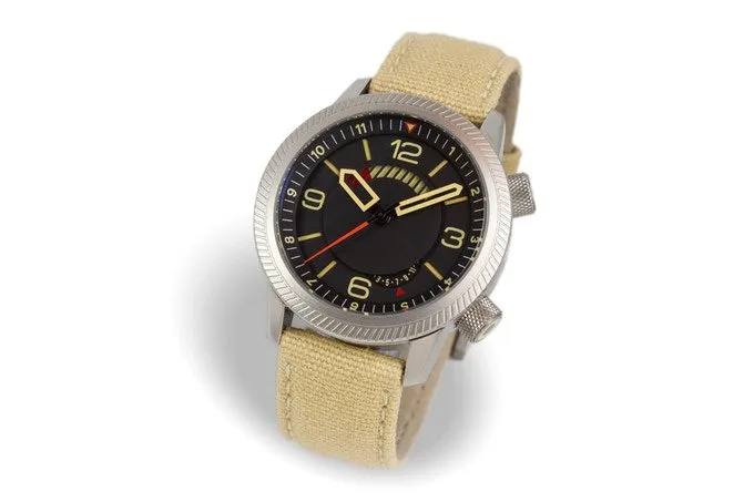 Draken Kalahari Limited&nbsp;Edition (Black&nbsp;Dial,&nbsp;Silver&nbsp;Case)