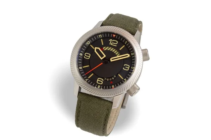 Draken Kalahari Limited&nbsp;Edition (Black&nbsp;Dial,&nbsp;Silver&nbsp;Case)