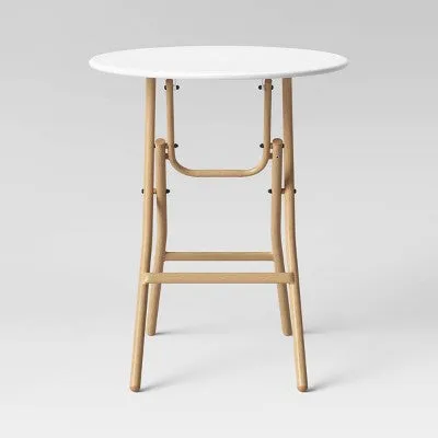 French Cafe Folding Patio Bistro Table - Threshold