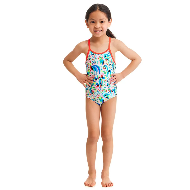 Funkita - Winter Woolies - Toddler Girl's Eco Printed One Piece