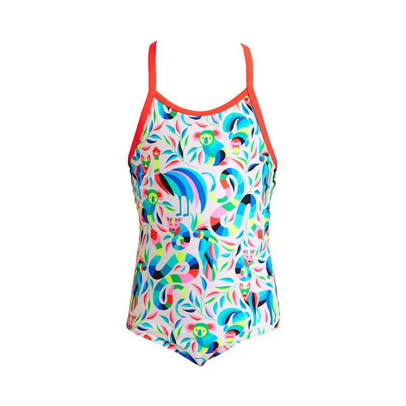Funkita - Winter Woolies - Toddler Girl's Eco Printed One Piece