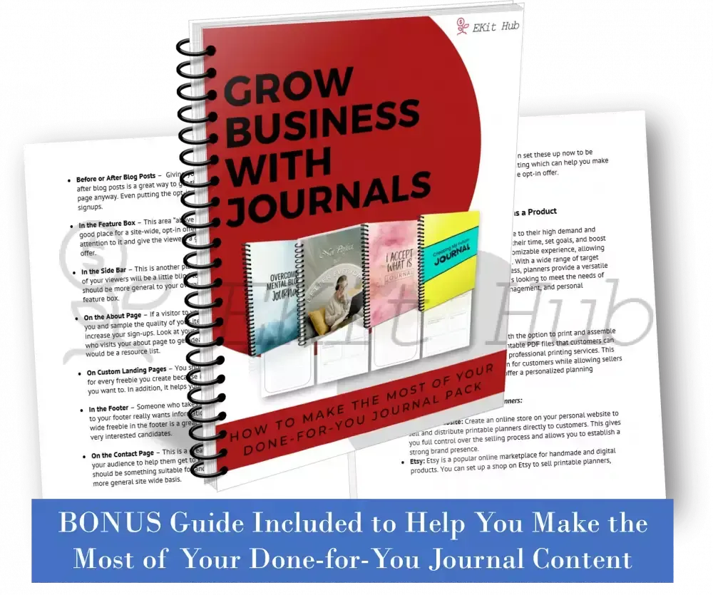 Gardening Journal Template - Canva Mini PLR Journal