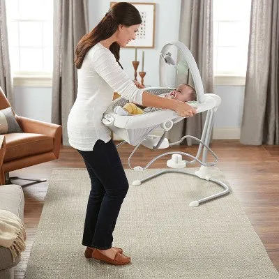 Graco Soothe n Sway LX Swing with Portable Bouncer - Derby