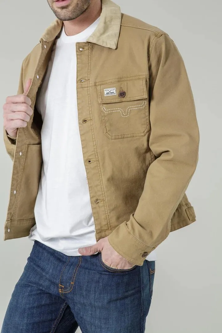 Kimes Ranch Men's Long Sleeve Pullover Jacket Bangs Trucker Jackets