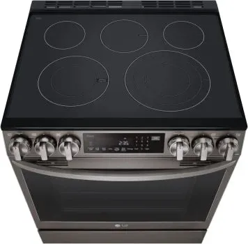 LG LSEL6335D 6.3 cu ft. Smart wi-fi Enabled ProBake Convection® InstaView® Electric Slide-In Range with Air Fry