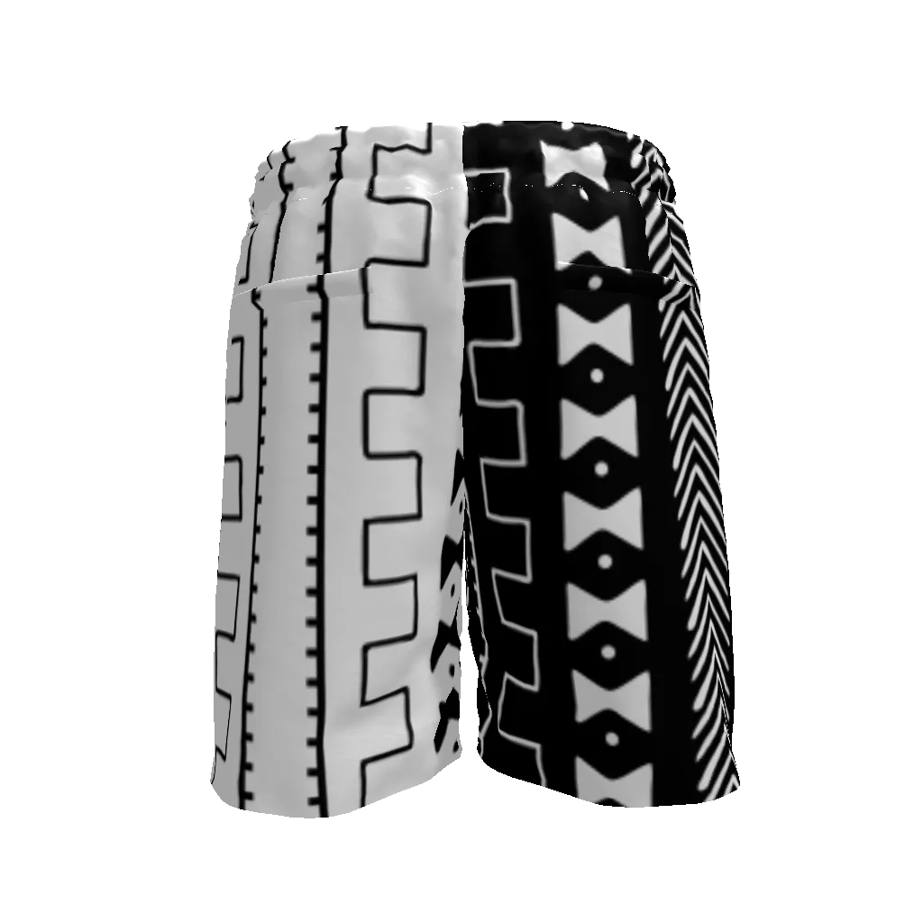 Mudcloth Mix Men's Basketball Shorts