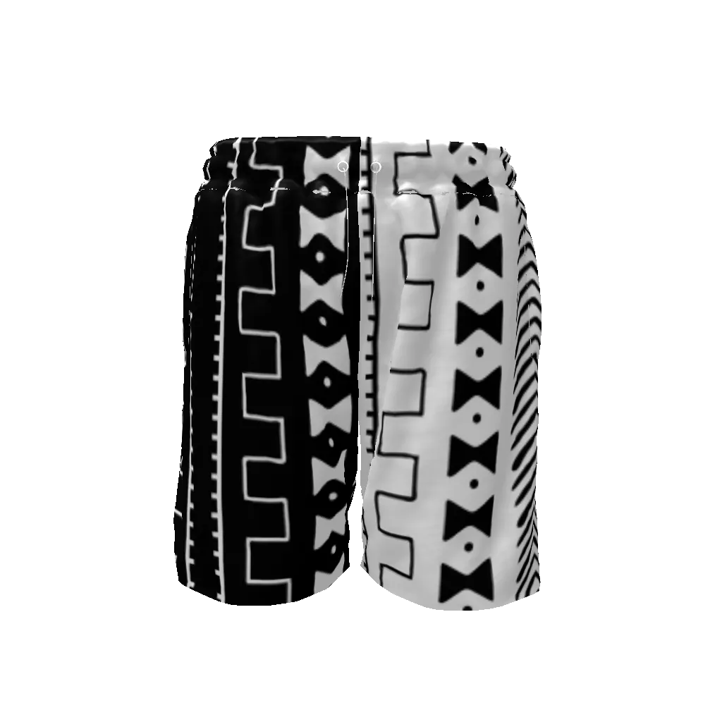 Mudcloth Mix Men's Basketball Shorts