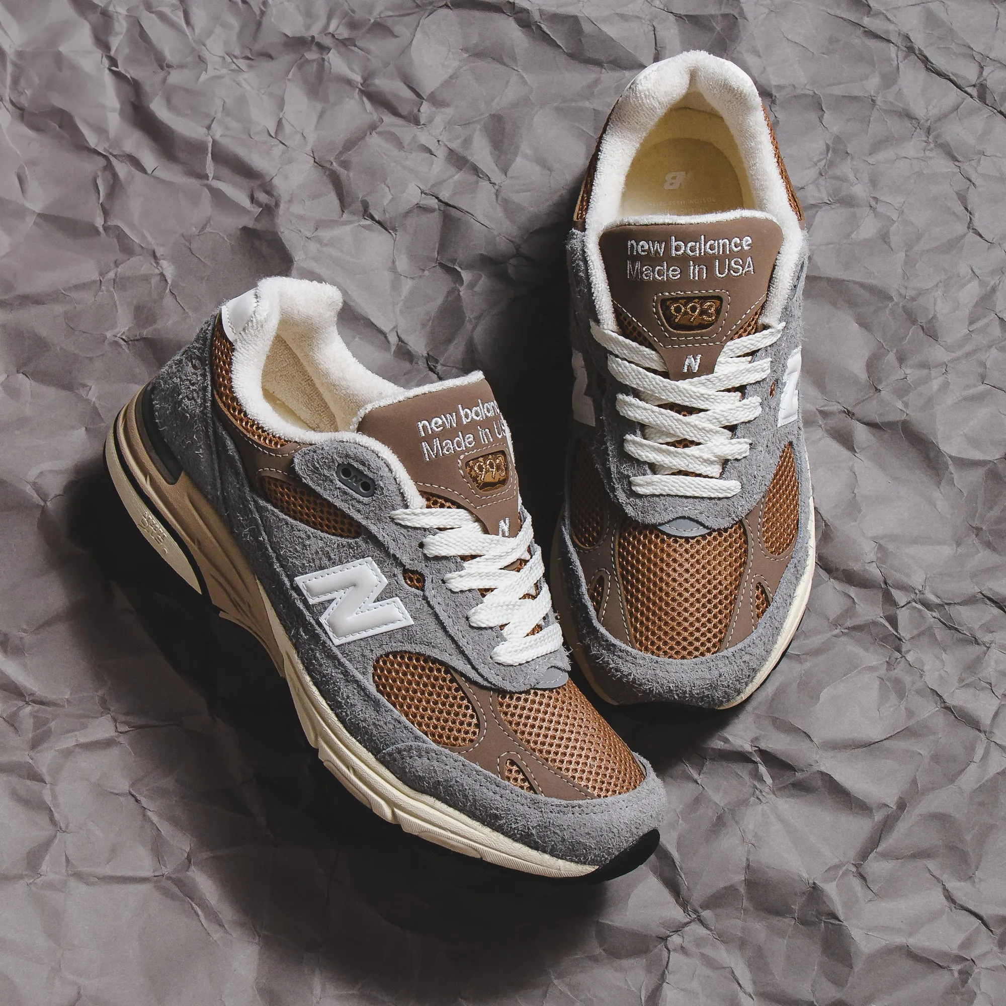 New Balance Unisex 993 Shadow Grey Made In USA U993GG