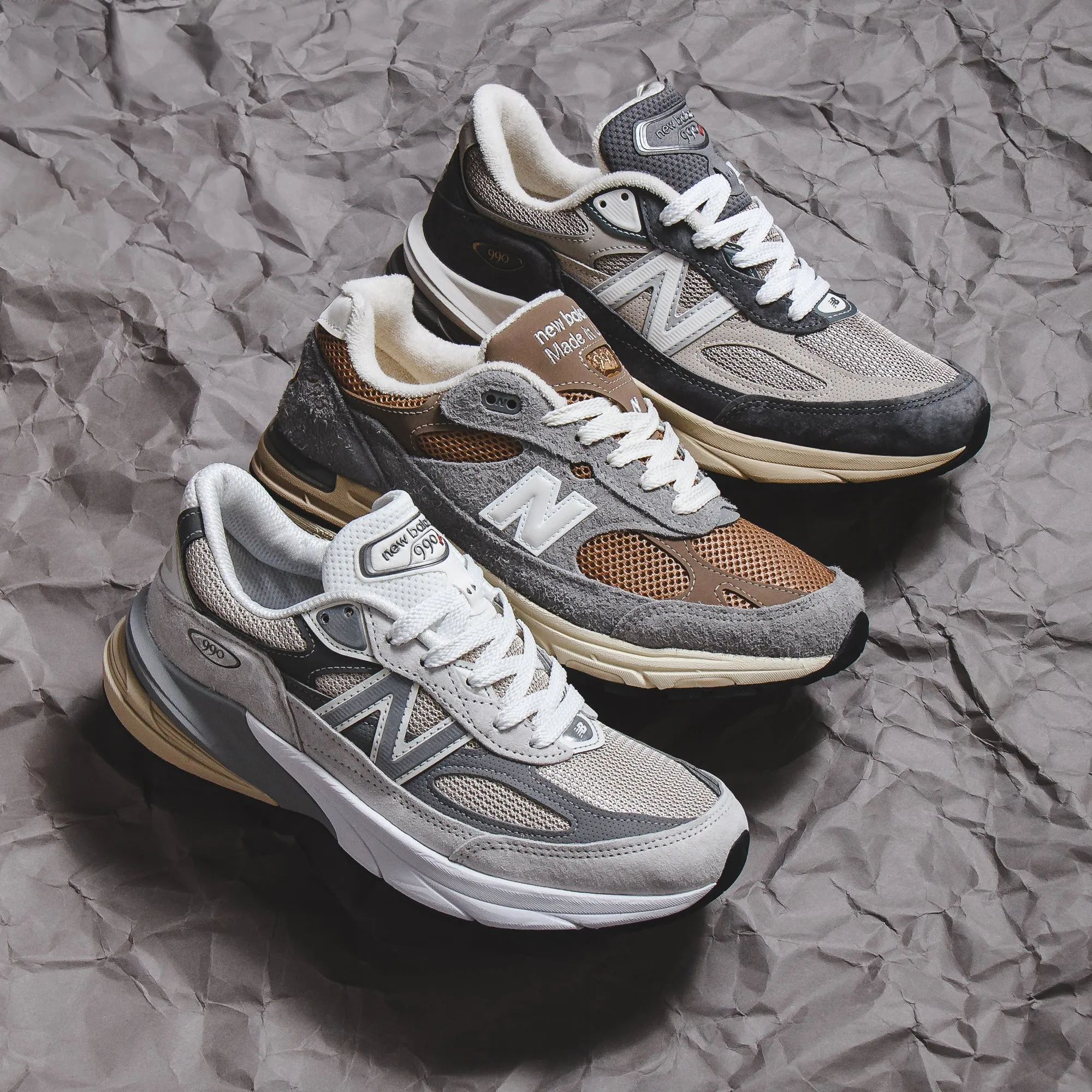 New Balance Unisex 993 Shadow Grey Made In USA U993GG