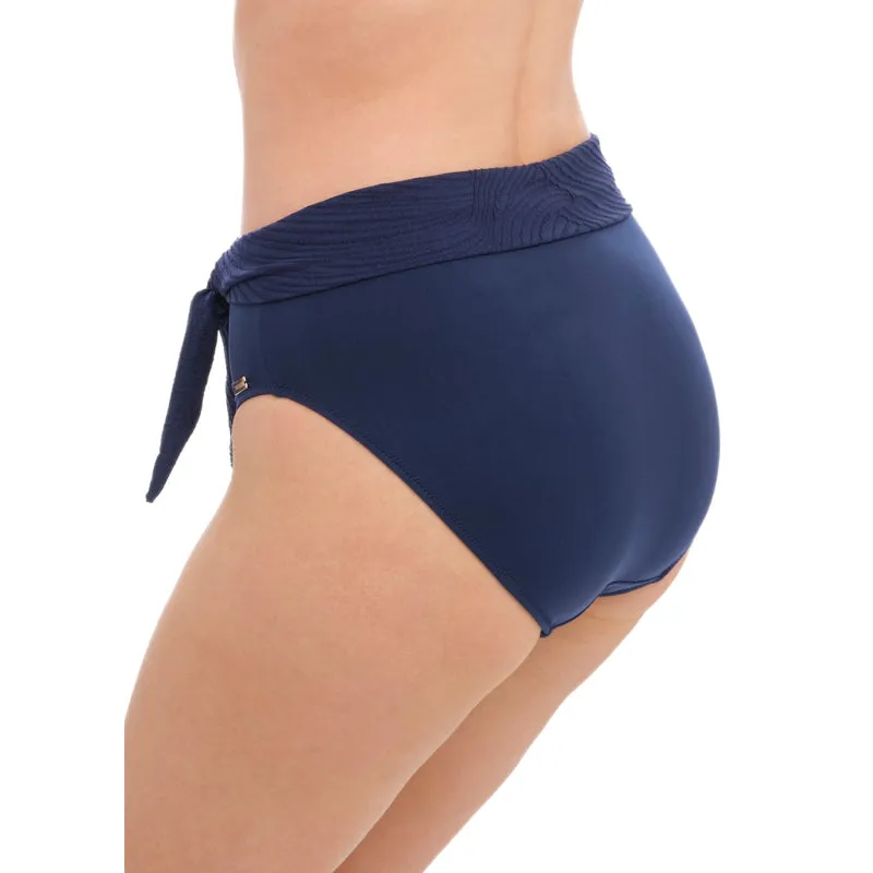 Ottawa High Waist Bikini Brief Ink Blue - Fantasie Swim