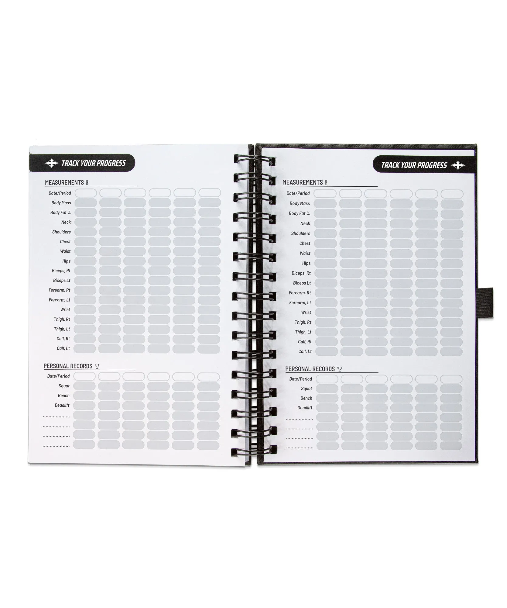 Pro Workout Journal - Black