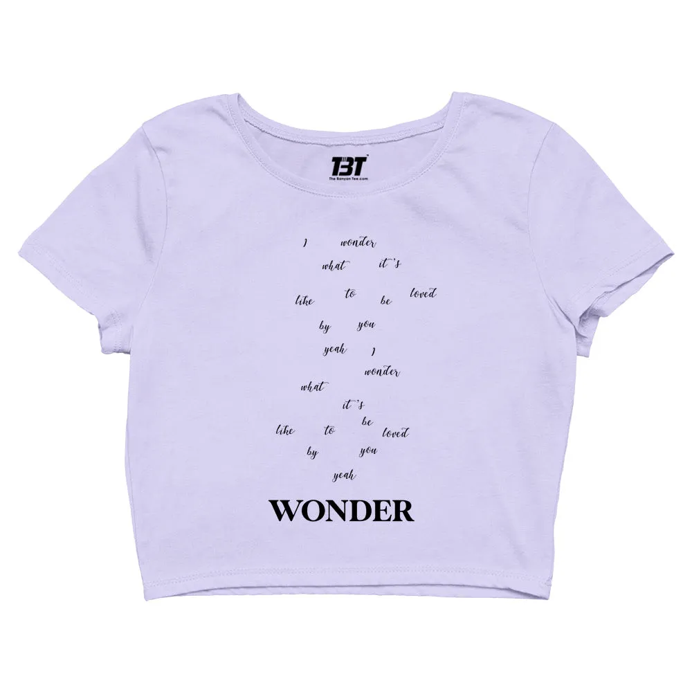 Shawn Mendes Crop Top - Wonder