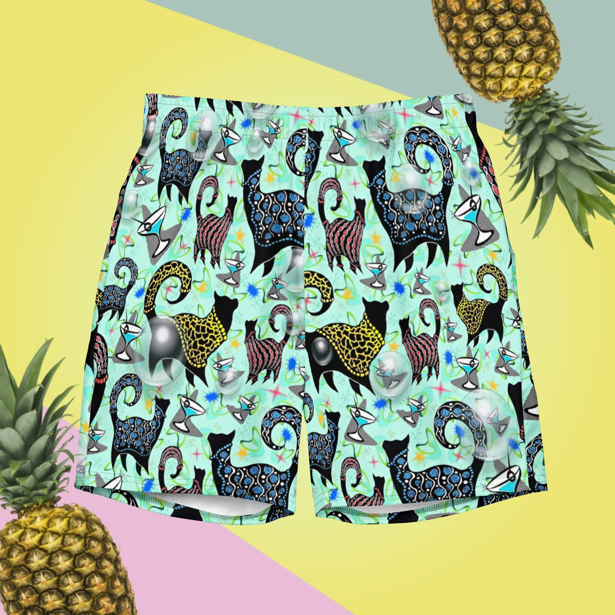 Snobby bubbles Men's swim trunks by John A. Conroy